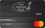 First Harrison Bank personal debit card